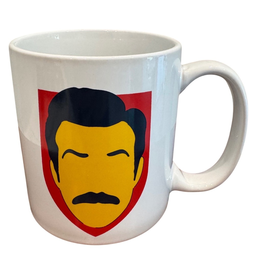 Zak Designs Ted Lasso Garbage Water Ceramic Coffee Mug 21oz White Large